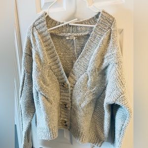 NWT Mystree Cable Knit Cardigan Women’s Small